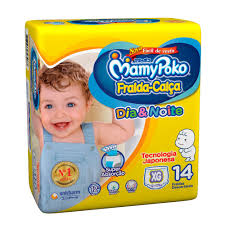 Thumbnail de FRALDA DESCARTAVEL MAMYPOKO CALCA DIA E NOITE REGULAR TAMANHO XG COM 14 UNIDADES
