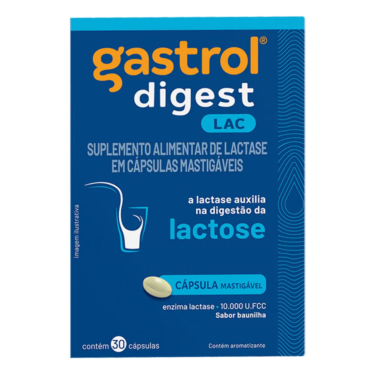 GASTROL DIGEST LAC 10000F COM 30 CAPSULAS
