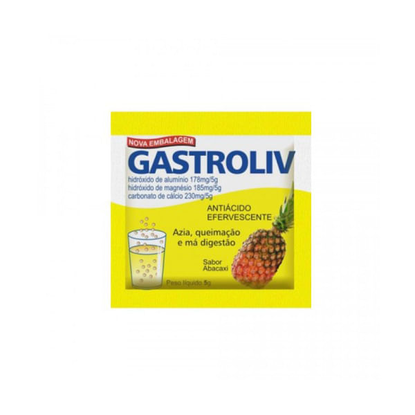 GASTROLIV 35,6MG+37MG+46MG SACHE ABACAXI