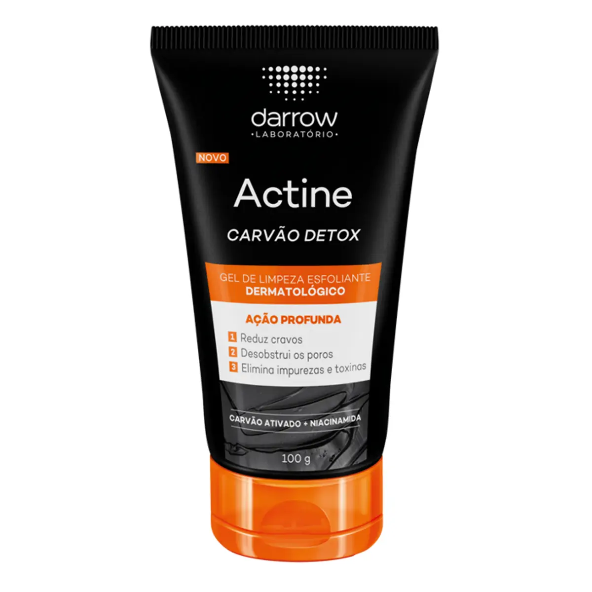 GEL DE LIMPEZA DARROW ACTINE CARVAO DETOX 100G