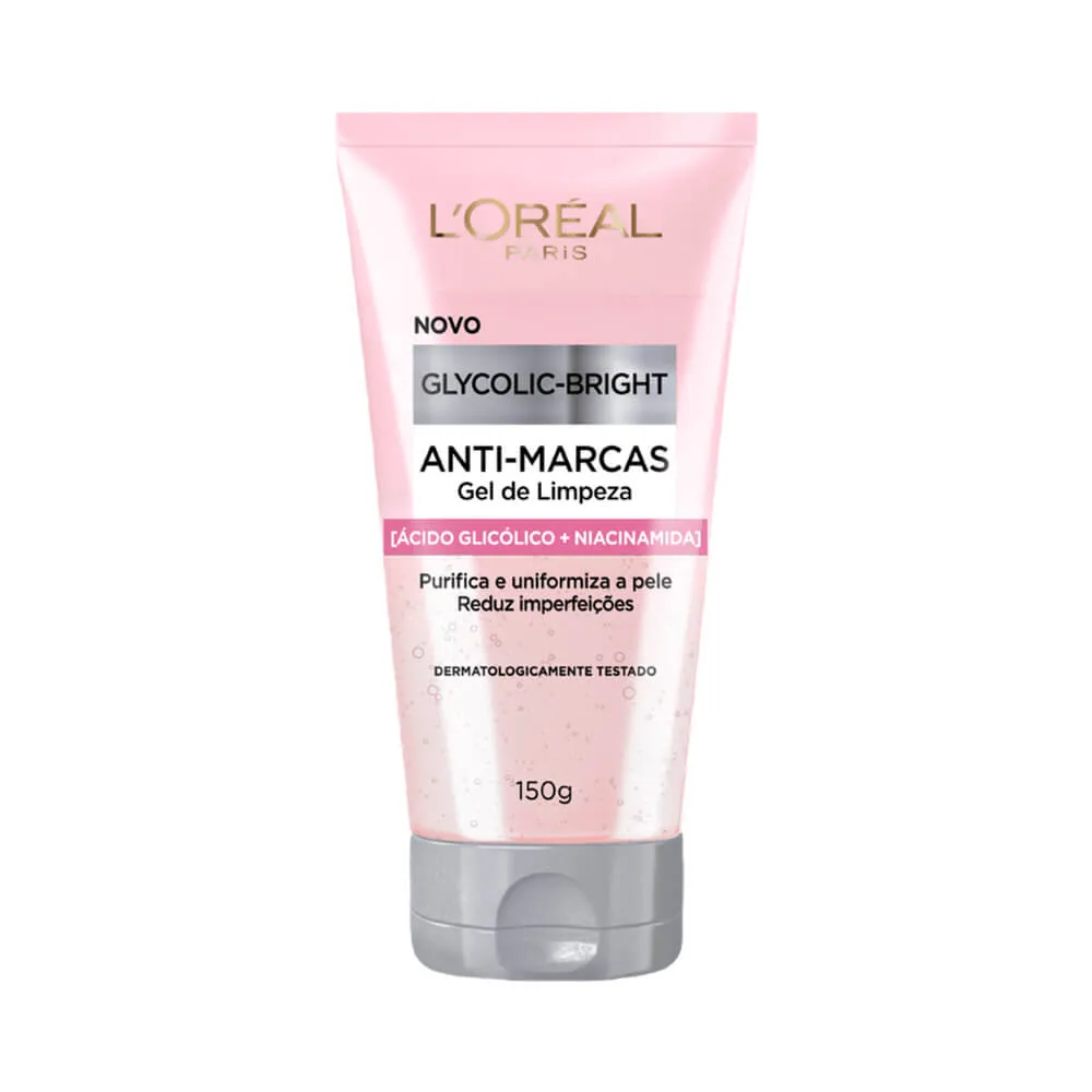 GEL DE LIMPEZA L'OREAL GLYCOLIC BRIGHT 150G