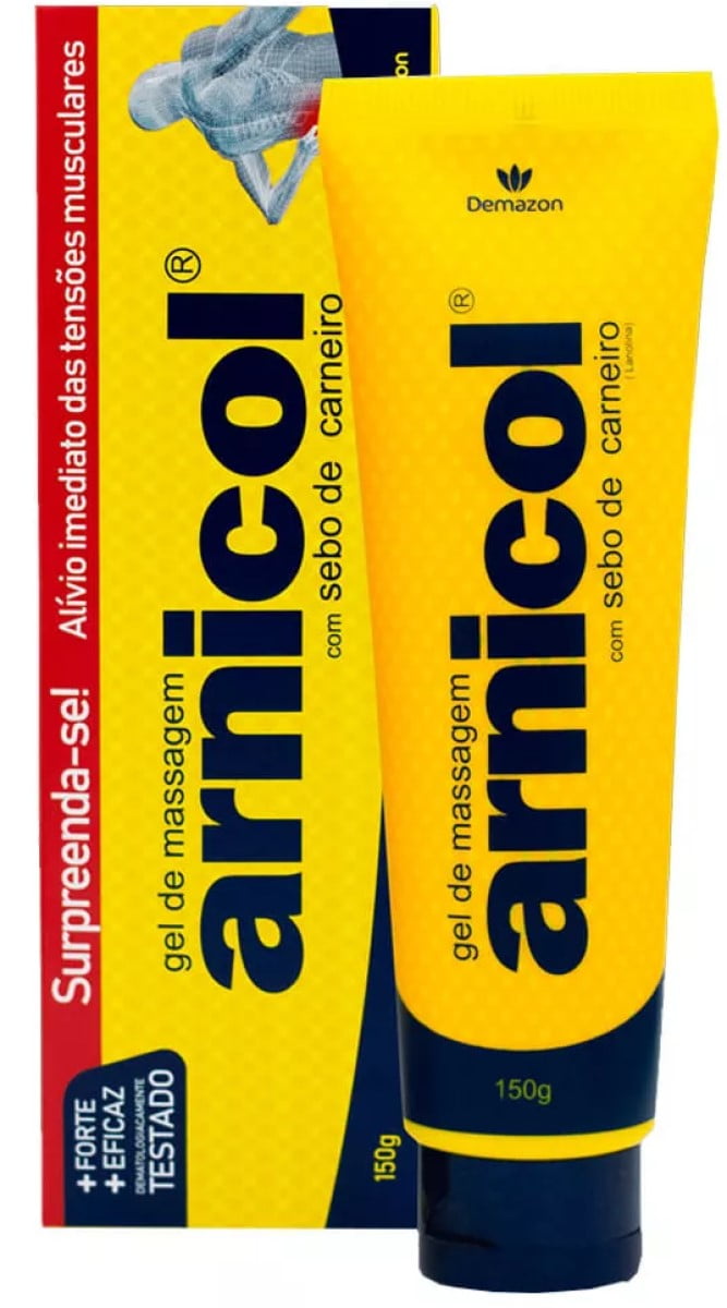 GEL DE MASSAGEM DEMAZON SEBO DE CARNEIRO ARNICOL 150G