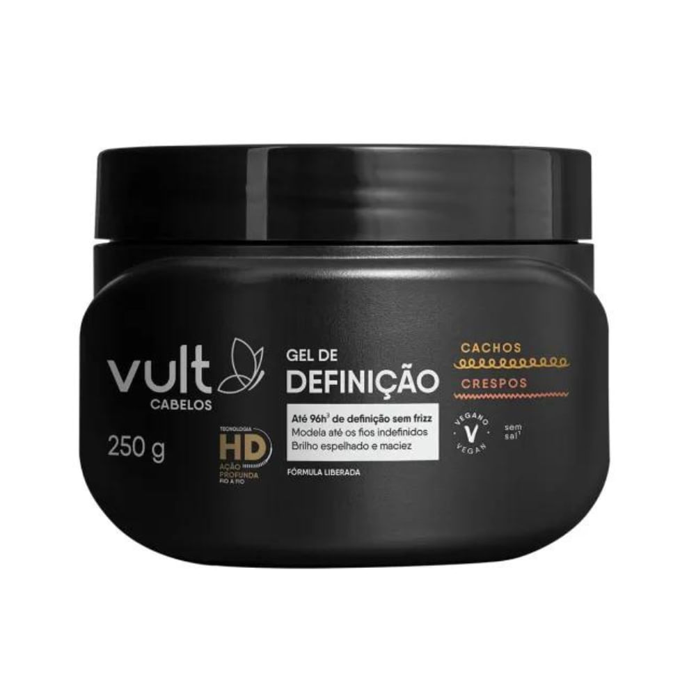 GEL DEFINIDOR VULT HAIR CACHOS E CRESPOS 250G