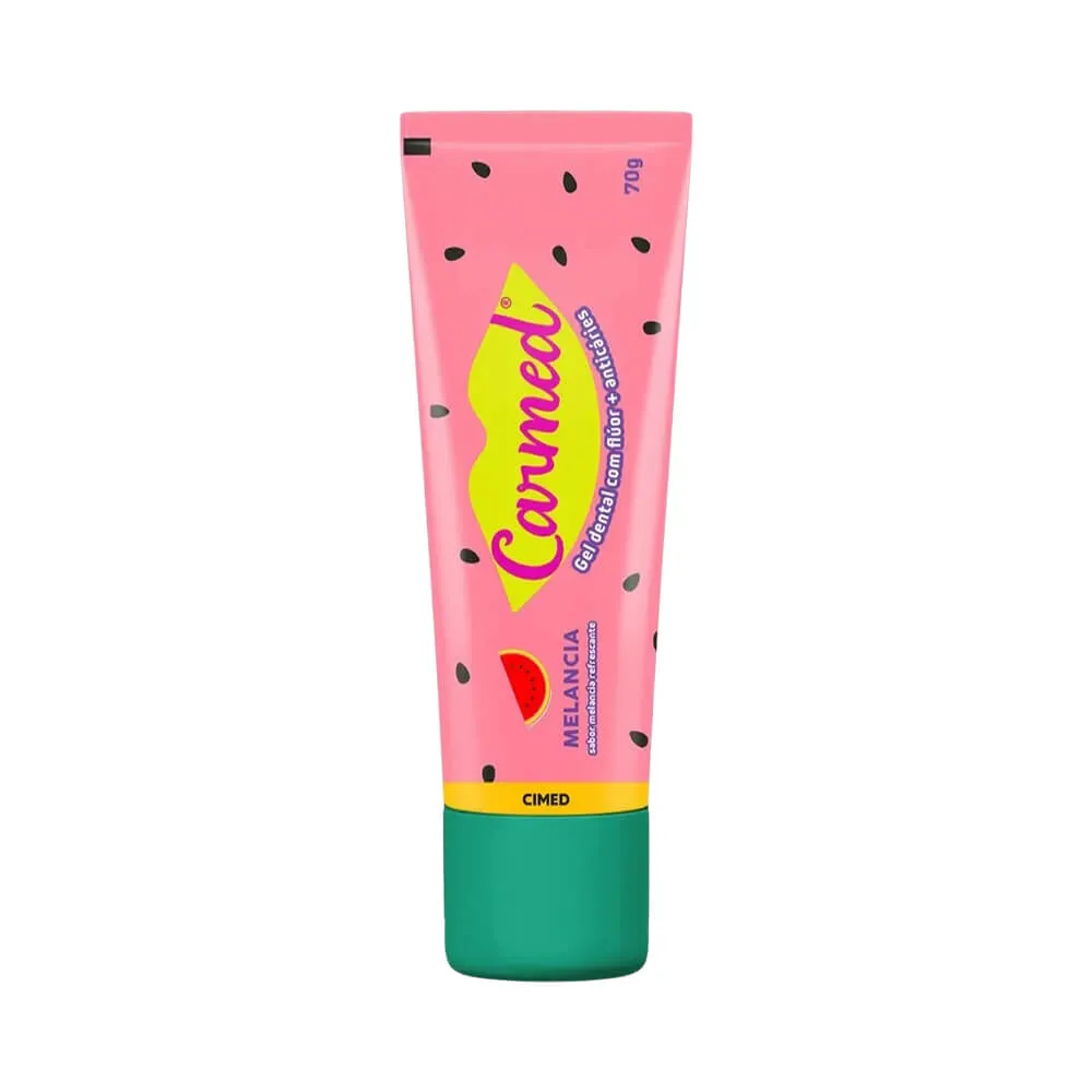 GEL DENTAL CARMED MELANCIA COM FLUOR 70G CIMED
