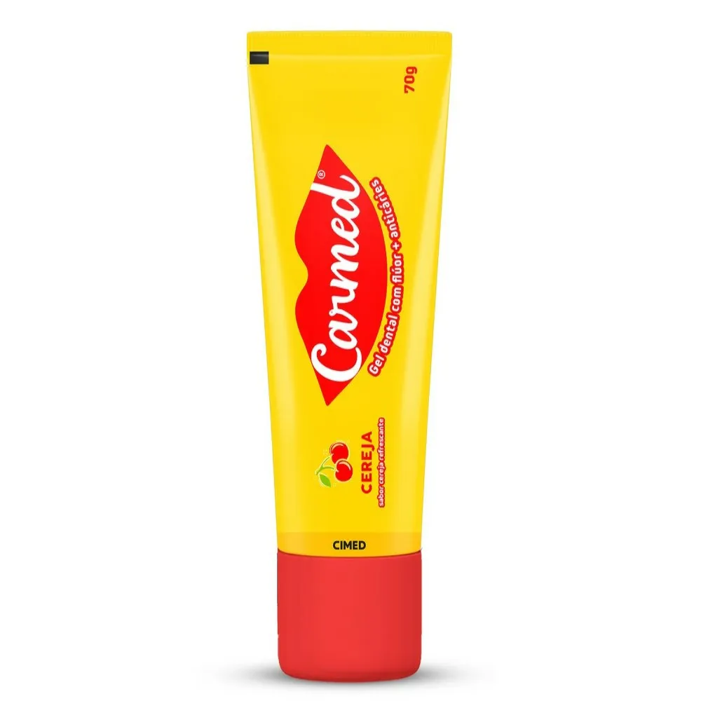 GEL DENTAL CARMED SABOR CEREJA COM FLUOR 70G CIMED