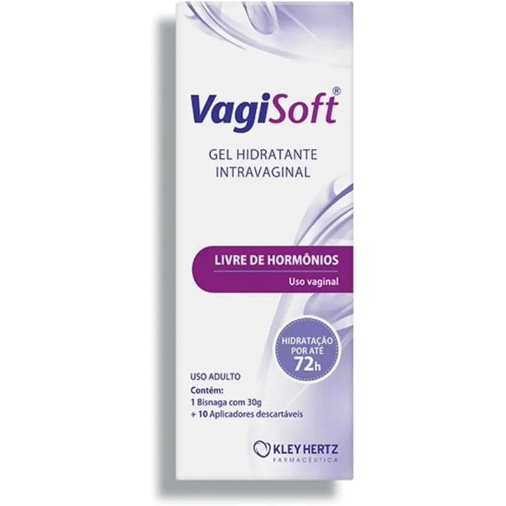 GEL HIDRATANTE VAGINAL VAGISOFT KLEY HERTZ COM 10 APLICADORES
