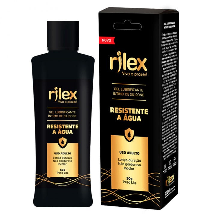 GEL LUBRIFICANTE INTIMO RILEX SILICONE RESISTENTE A AGUA 50G