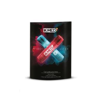 GEL LUBRIFICANTE K-MED FIRE AND ICE 2 FRASCOS DE 40G