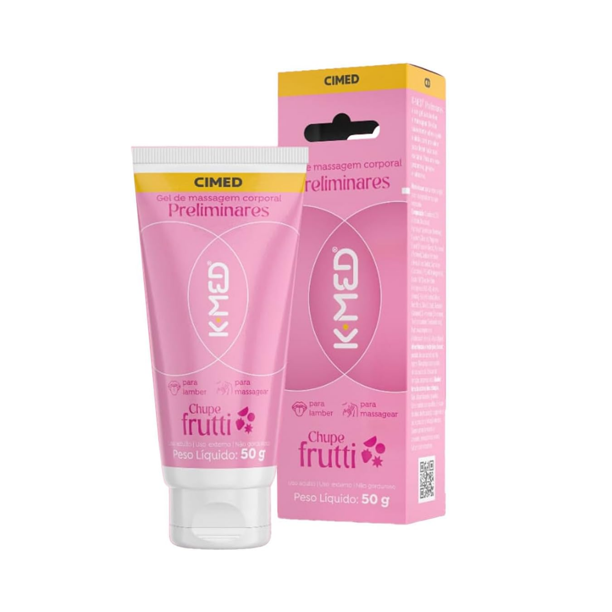 GEL LUBRIFICANTE K-MED PRELIMS SABOR CHUPE FRUTTI 50G