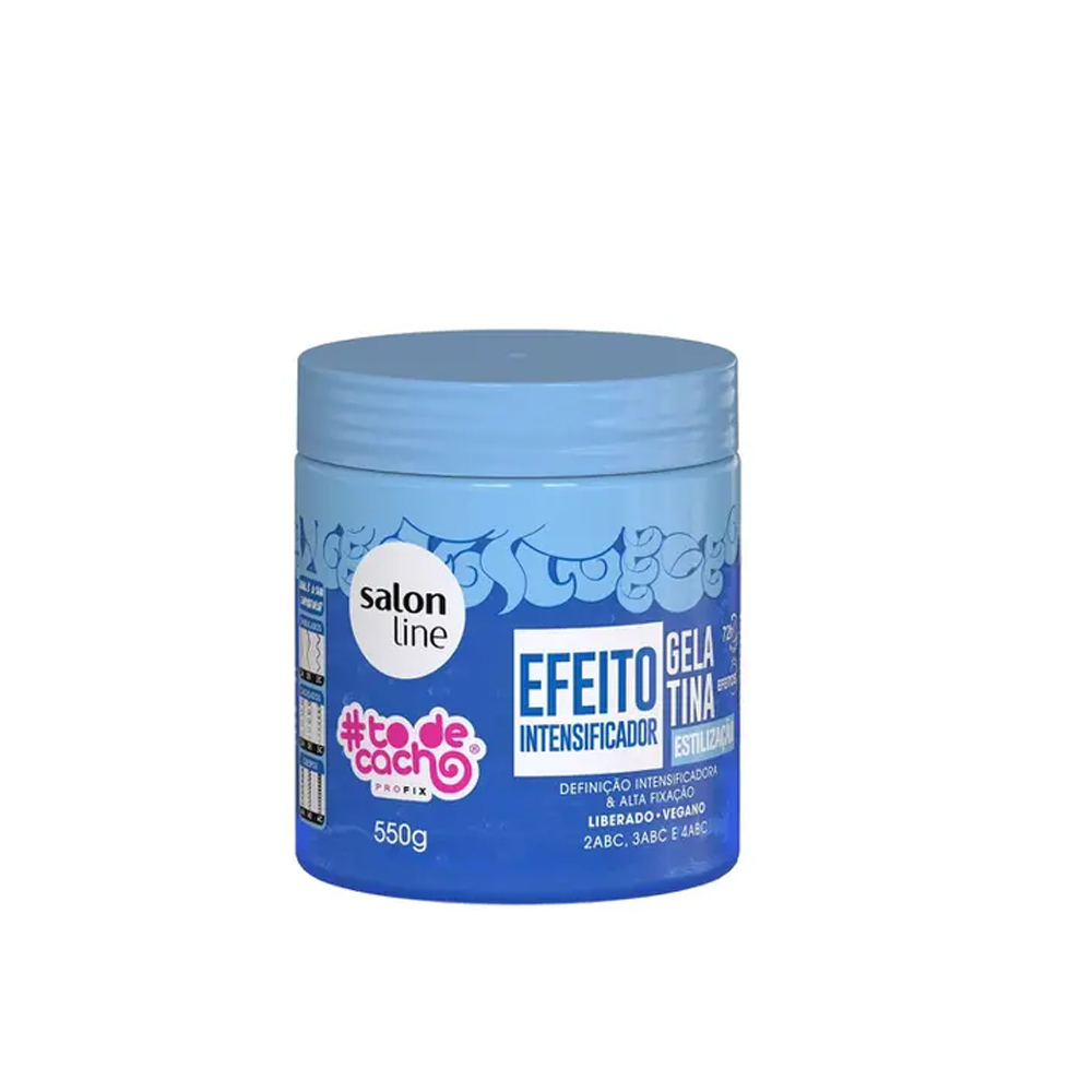 GELATINA CAPILAR SALON LINE #TODECACHO ESTILIZADORA EFEITO INTENSO 550GR