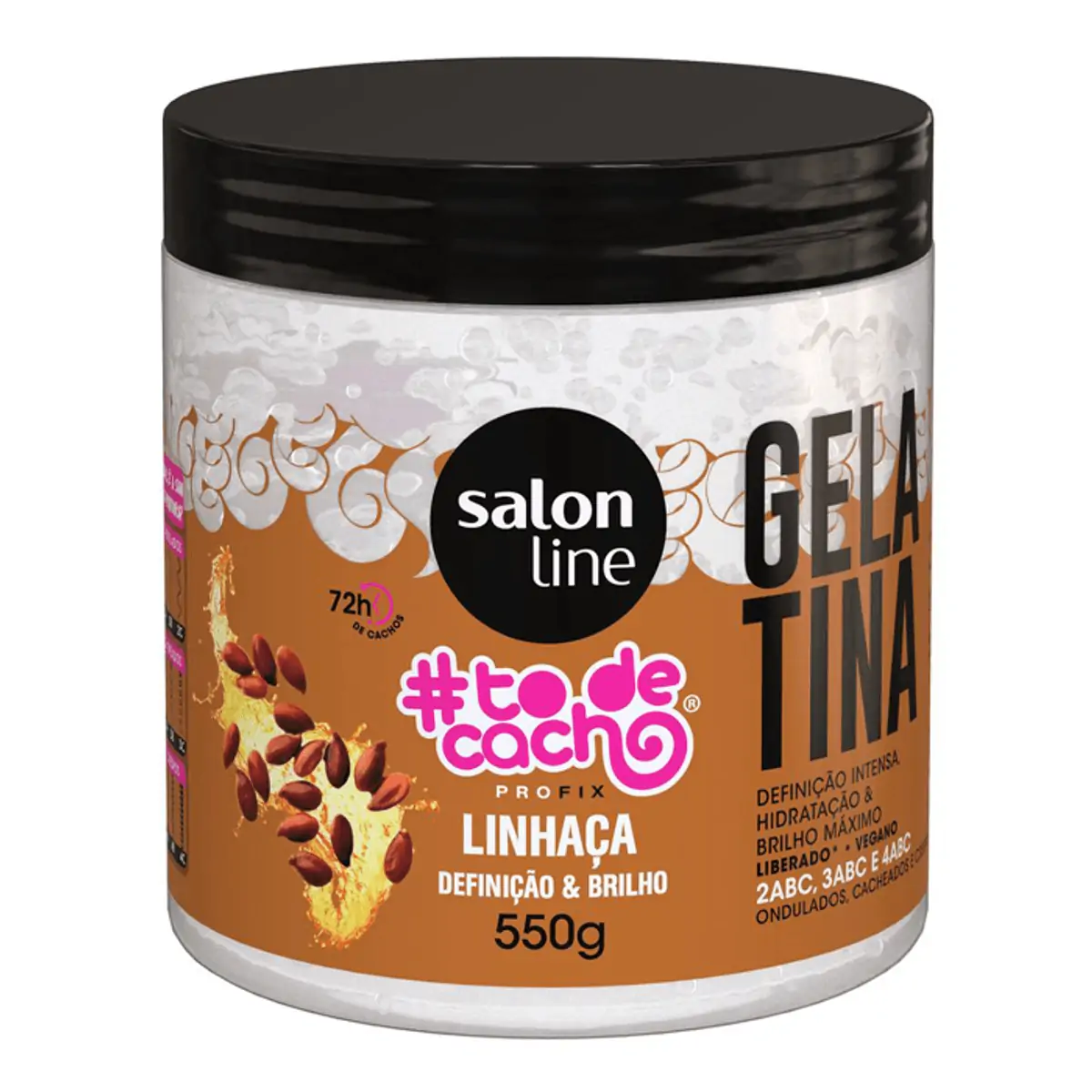 Thumbnail de GELATINA CAPILAR SALON LINE #TODECACHO LINHACA 550G