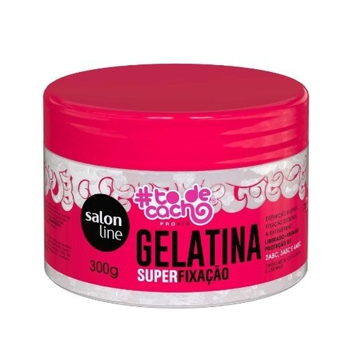 GELATINA CAPILAR SALON LINE #TODECACHO SUPER FIXACAO 300G
