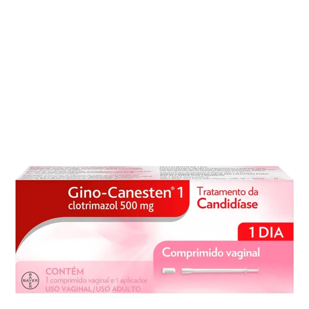 Thumbnail de GINO-CANESTEN 500MG CREME VAGINAL COM 1 COMPRIMIDO E APLICADOR
