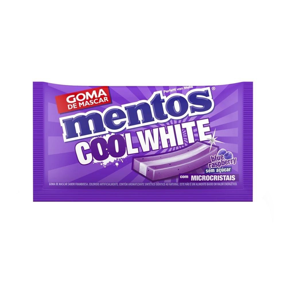 GOMA DE MASCAR MENTOS 3 CAMADAS COOL ROXO 8,5G