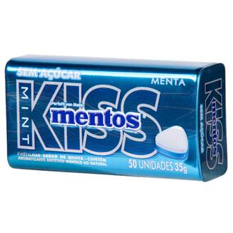 Thumbnail de GOMA DE MASCAR MENTOS KISS MINT LATA 35G