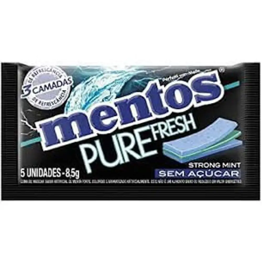 Thumbnail de GOMA DE MASCAR MENTOS PURE FRESH 8,5G