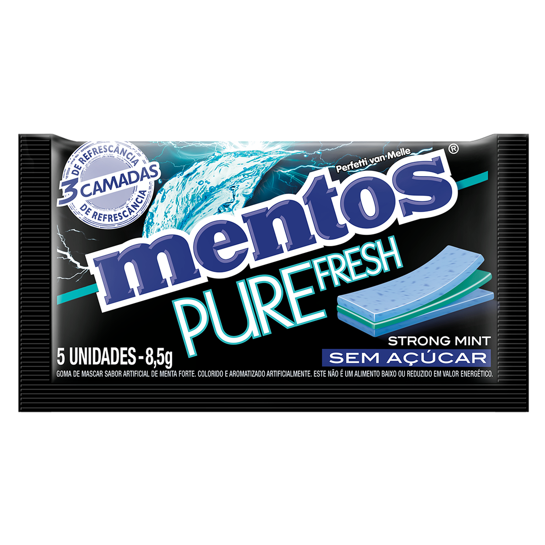 GOMA DE MASCAR MENTOS PURE FRESH 8,5G