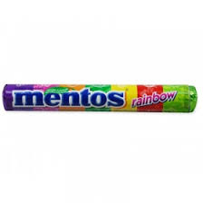 Thumbnail de GOMA DE MASCAR MENTOS STICK RAINBOW COM 14 UNIDADES