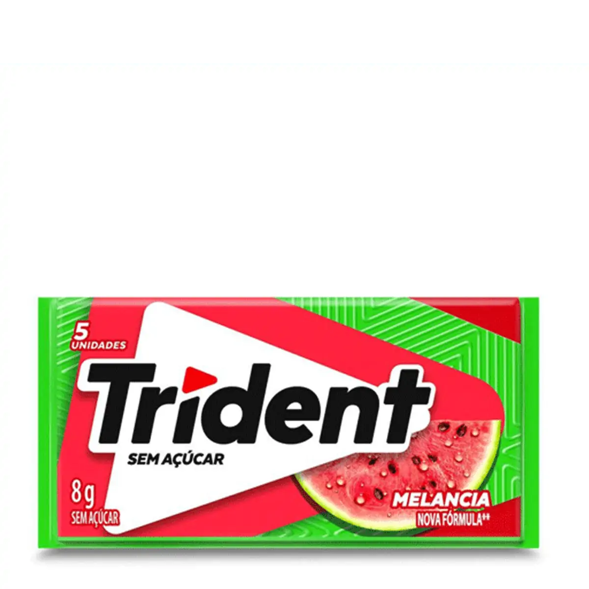 GOMA DE MASCAR TRIDENT MELANCIA 8G