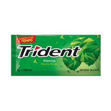 GOMA DE MASCAR TRIDENT MENTA 8G
