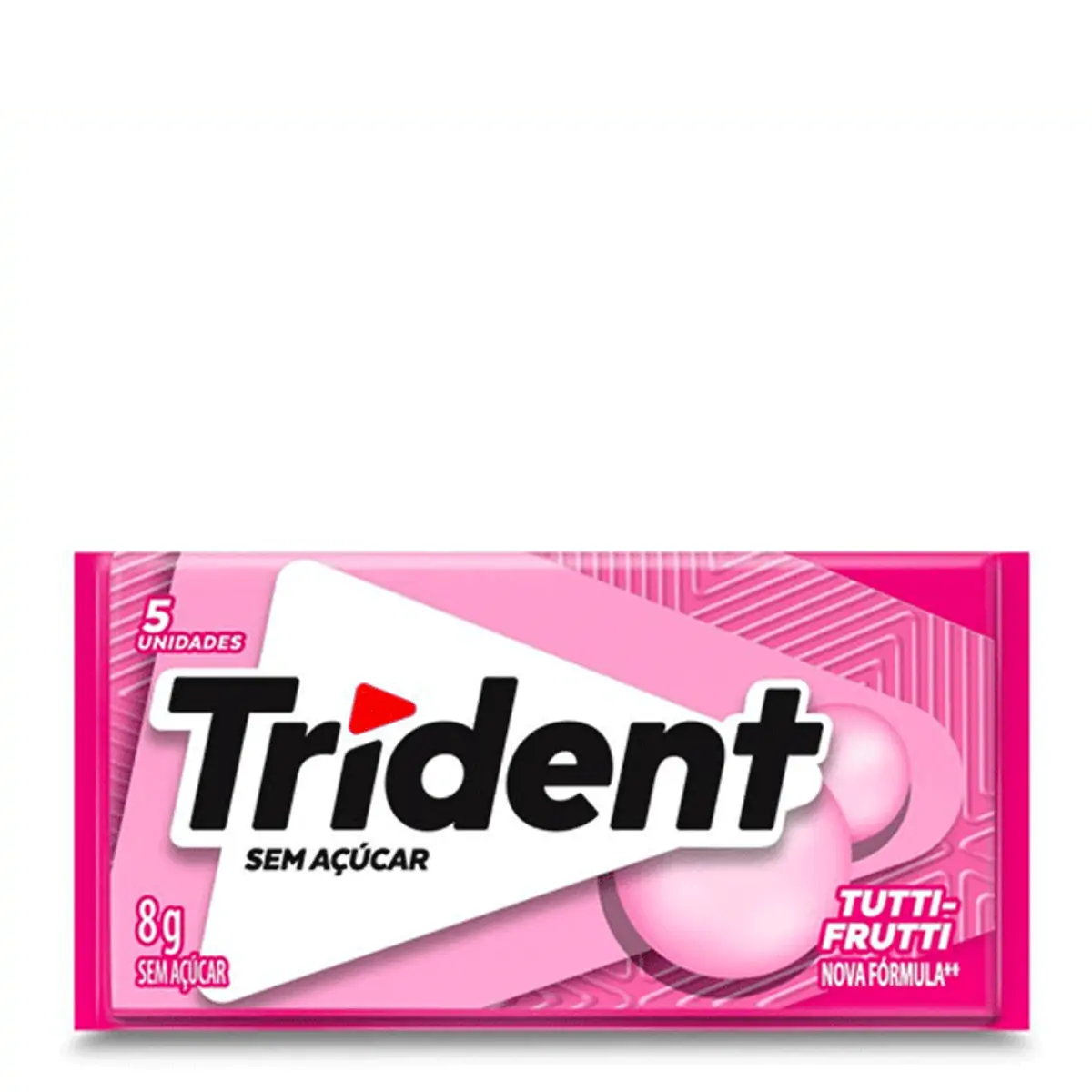 GOMA DE MASCAR TRIDENT TUTTI FRUTTI 8G