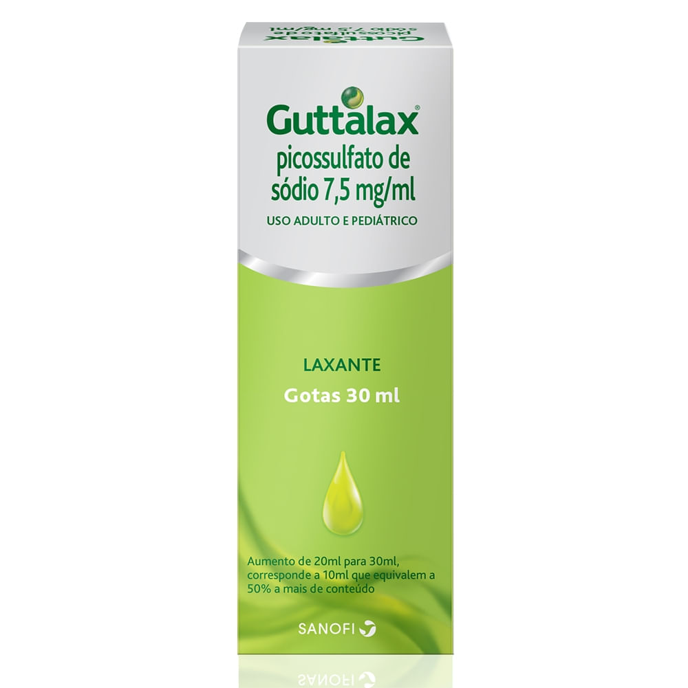 Thumbnail de GUTTALAX 7,5MG/ML SOLUCAO ORAL GOTAS FRASCO COM 30ML