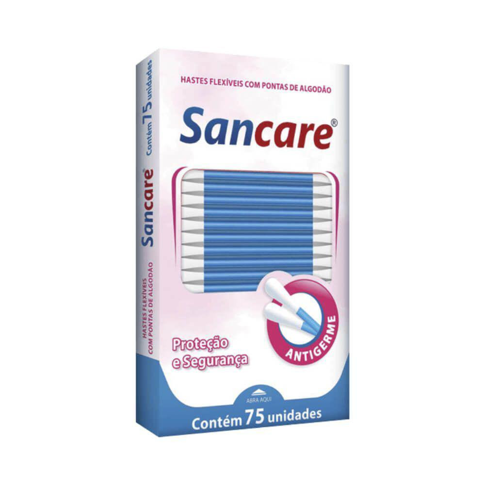 HASTES FLEXIVEIS SANCARE COM 75 UNIDADES