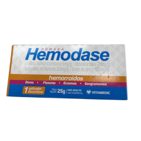 HEMODASE POMADA 25G COM 1 APLICADOR