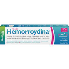 HEMORROYDINA 25G COM 5 APLICADORES