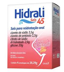 HIDRALI SAIS PO 28,29G SABOR TUTTI FRUTTI 4 ENVELOPES
