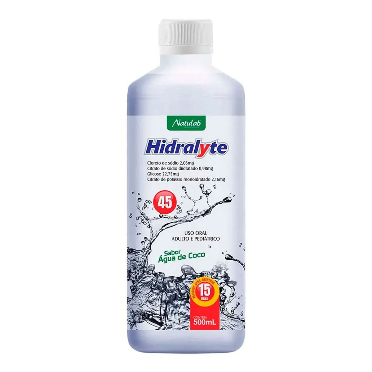 HIDRALYTE SOLUCAO ORAL SABOR AGUA DE COCO 500ML