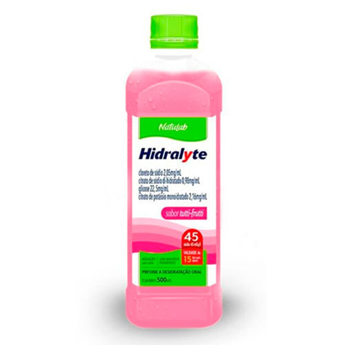 Thumbnail de HIDRALYTE SOLUCAO ORAL SABOR TUTTI FRUTTI 500ML