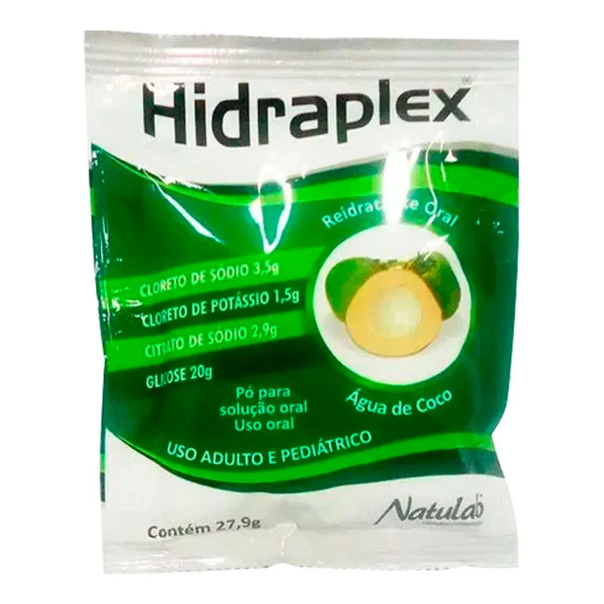 HIDRAPLEX PO SABOR AGUA DE COCO 27,9G ENVELOPE FRACIONADO