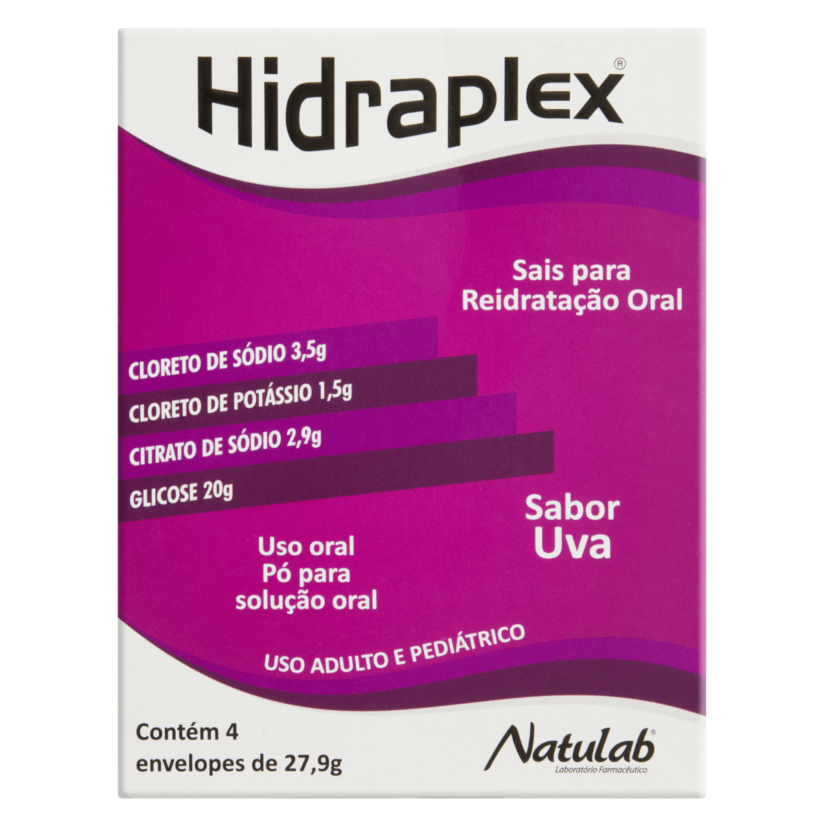 HIDRAPLEX PO SABOR UVA 27,9G ENVELOPE FRACIONADO