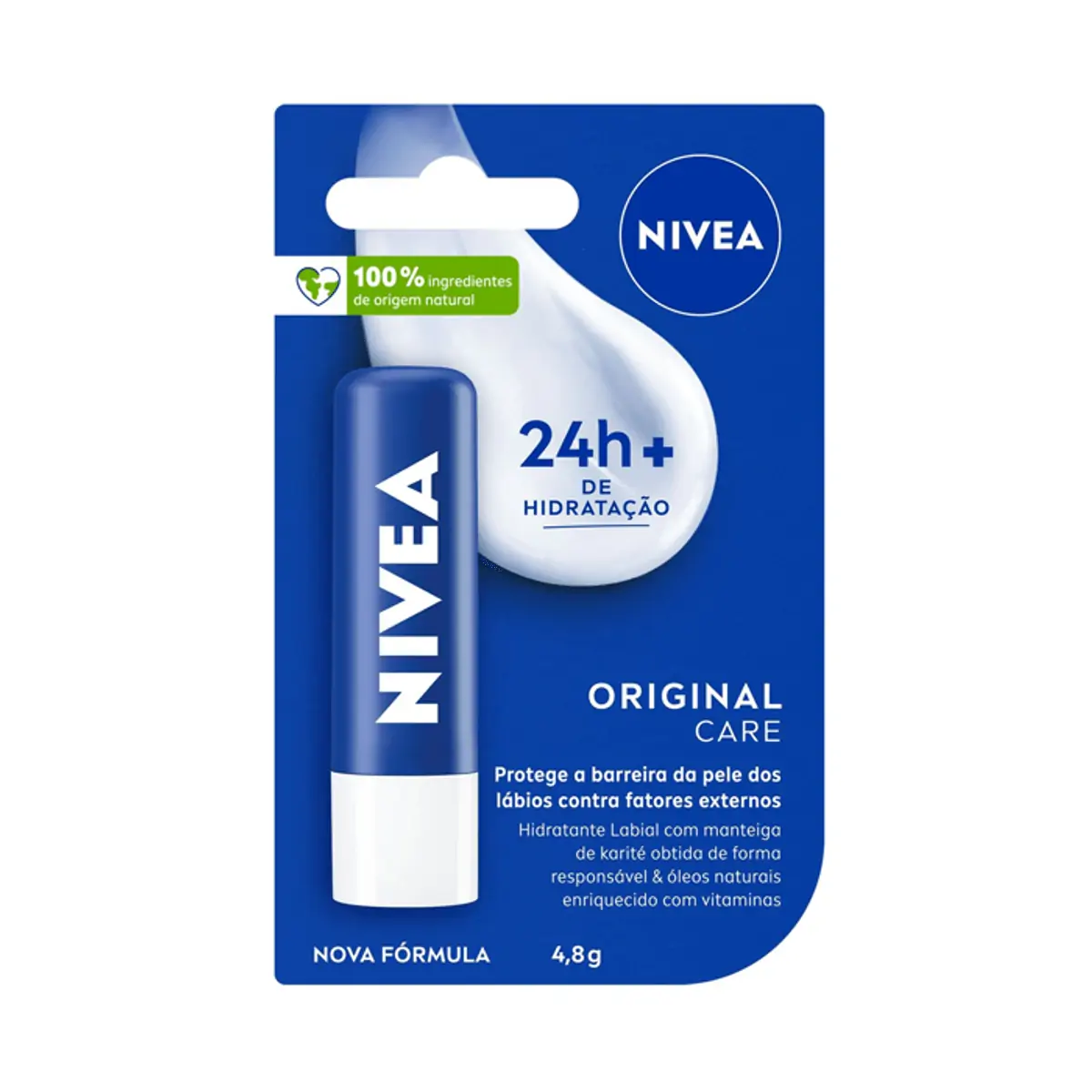 HIDRATANTE LABIAL NIVEA ESSENTIAL 4,8G
