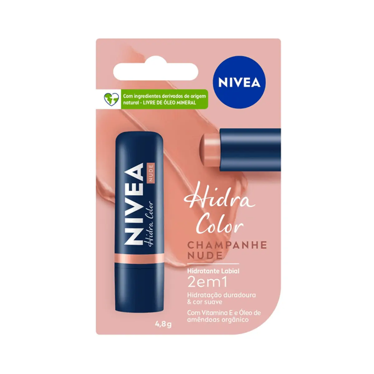 HIDRATANTE LABIAL NIVEA NUDE 4,8G