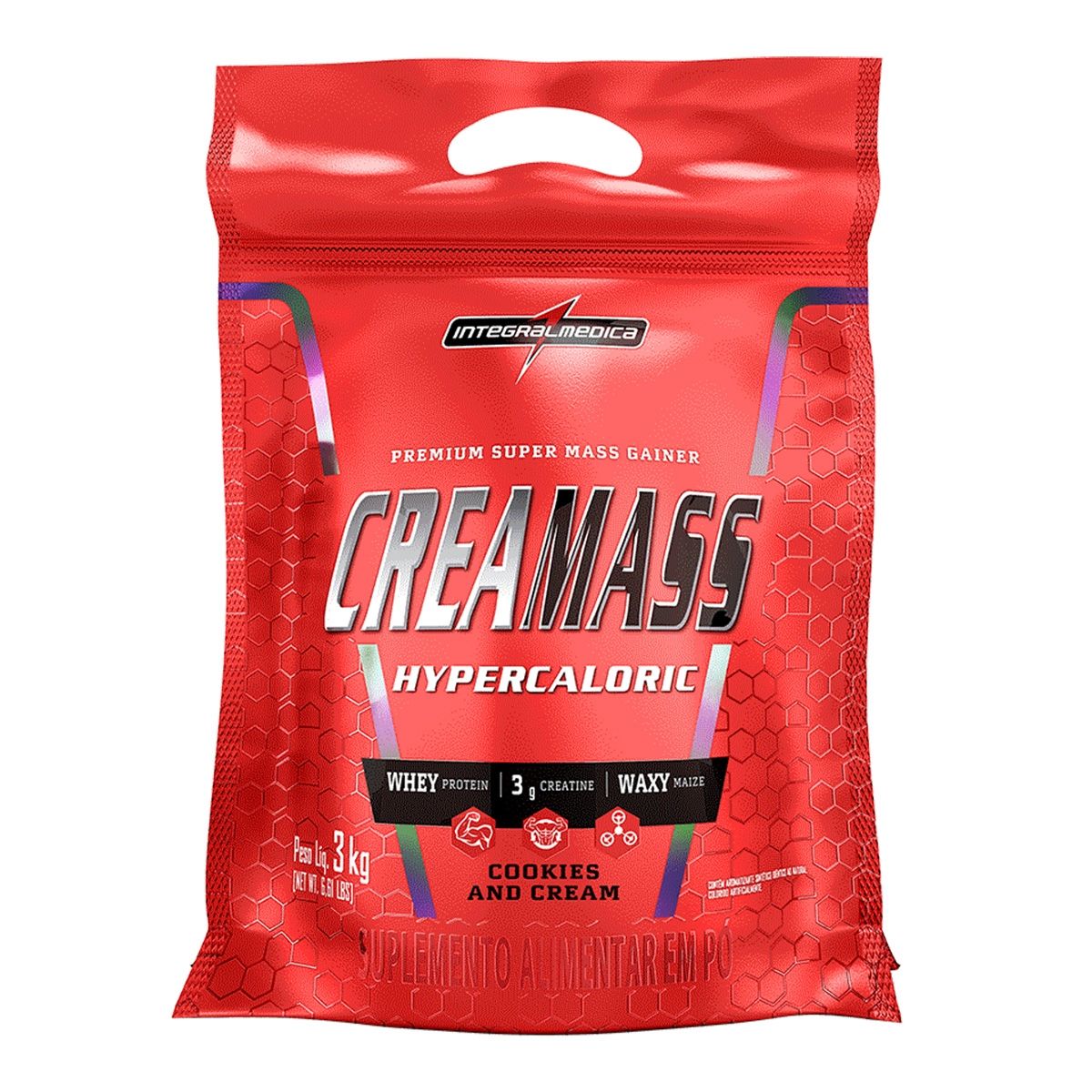HIPERCALORICO CREAMASS INTEGRALMEDICA SABOR COOKIES REFIL 3KG