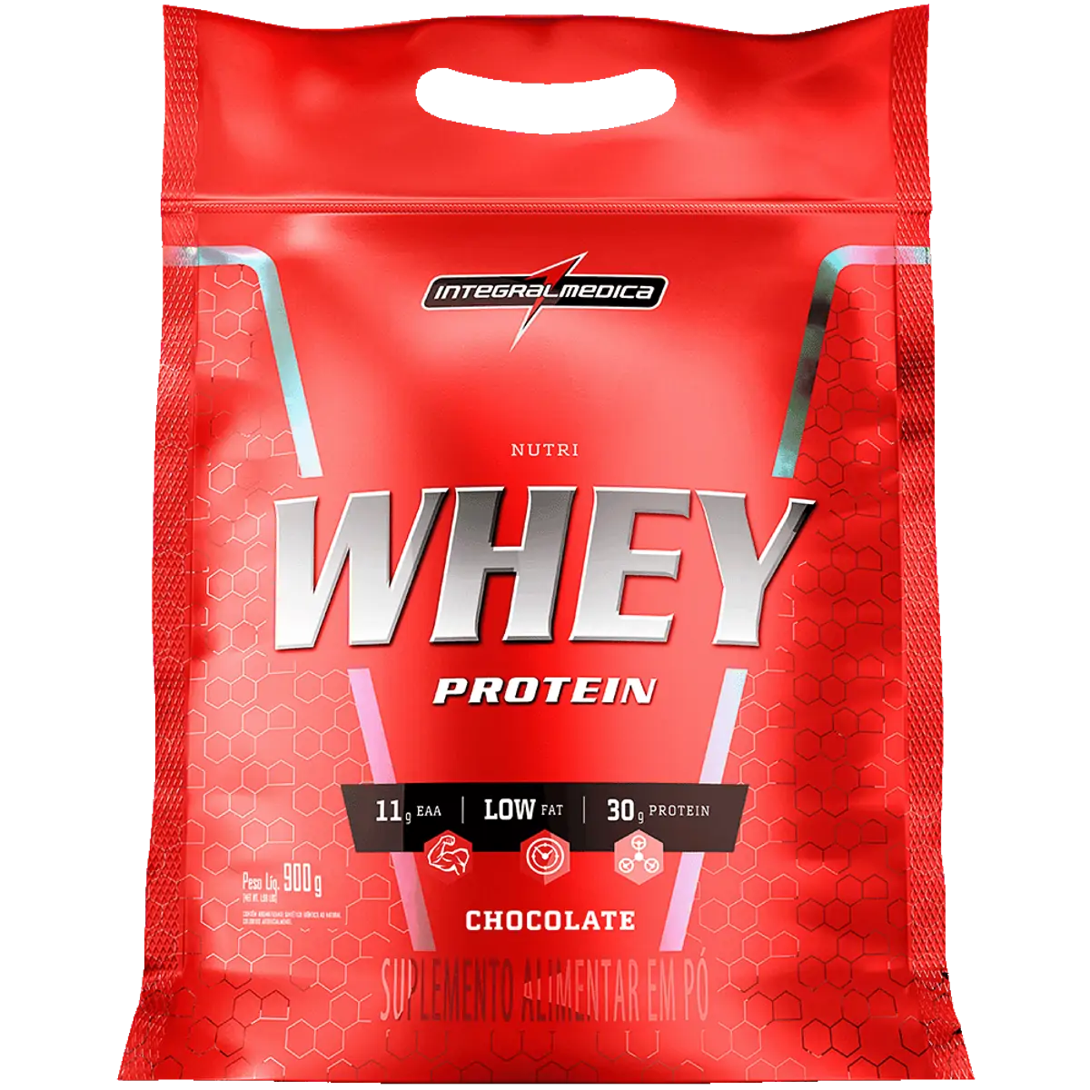 HIPERCALORICO NUTRIWHEY INTEGRALMEDICA SABOR CHOCOLATE REFIL 907G
