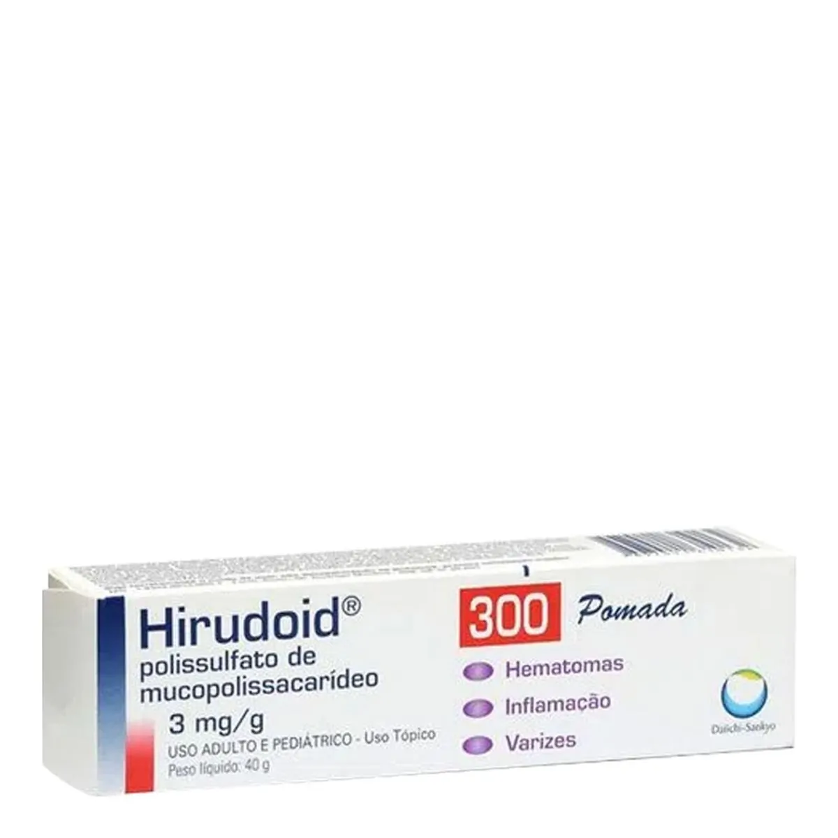 HIRUDOID 3MG/G POMADA BISNAGA COM 40G