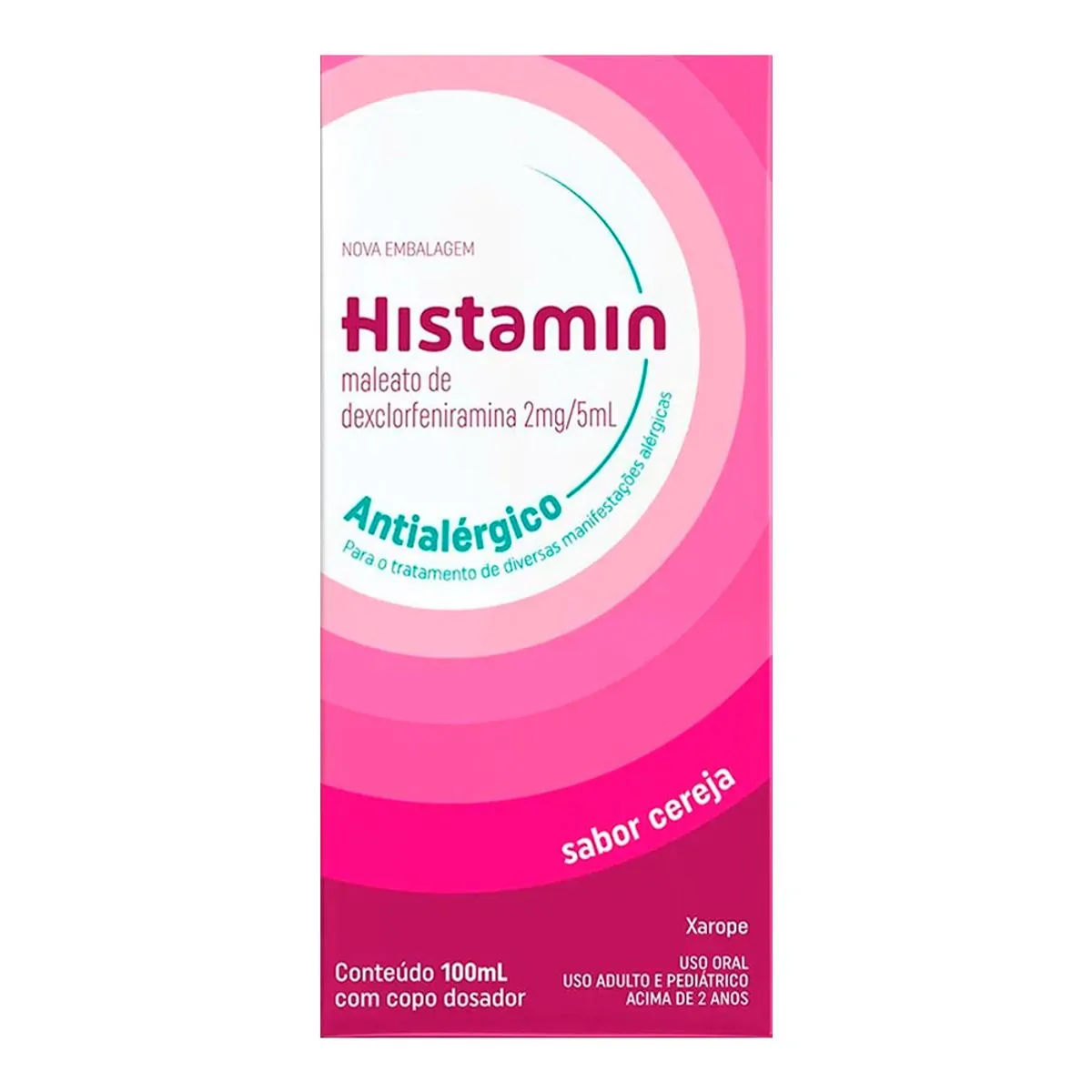 HISTAMIN 2MG/5ML NEO QUIMICA XAROPE FRASCO COM 100ML