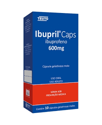 IBUPRIL 600MG TEUTO CAIXA COM 10 CAPSULAS