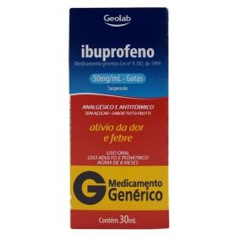 IBUPROFENO 50MG/ML GEOLAB FRASCO GOTAS COM 30ML
