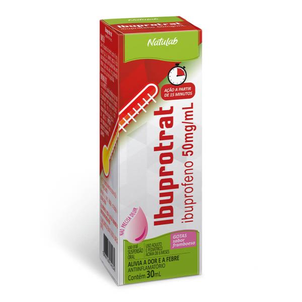 IBUPROTRAT 50MG/ML SUSPENSAO ORAL GOTAS FRASCO PET 30ML