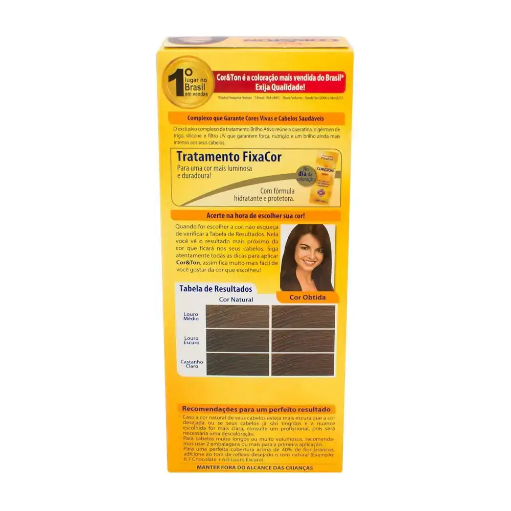 KIT COLORACAO CREME NIELY GOLD 5.3 CASTANHO
