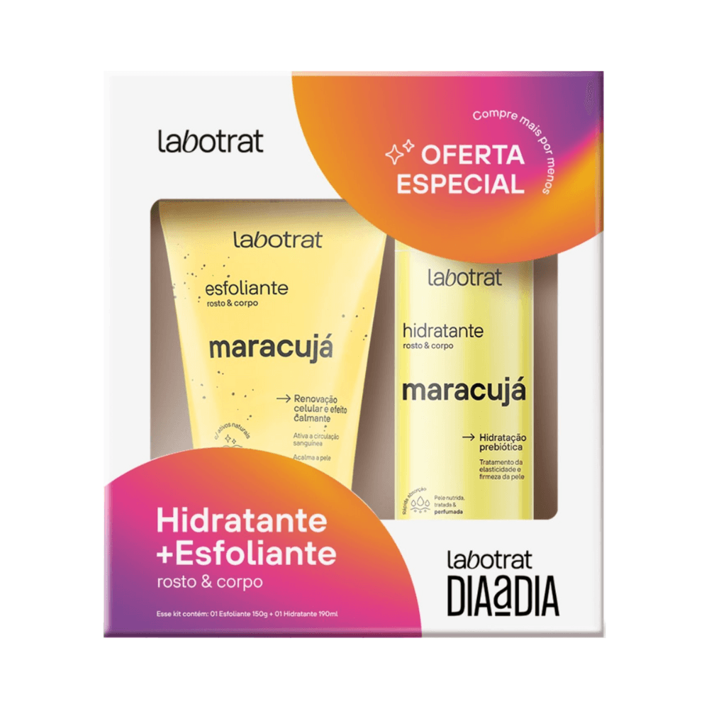 KIT LABOTRAT DIA A DIA MARACUJA COM 2 UNIDADES