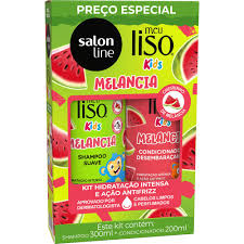 KIT SALON LINE MELANCIA KIDS SHAMPOO 300ML + CONDICIONADOR 200ML