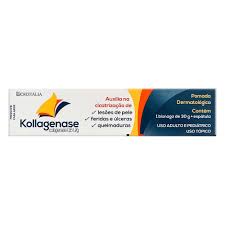 KOLLAGENASE 0,6U/G POMADA DERMATOLOGICA BISNAGA COM 30G