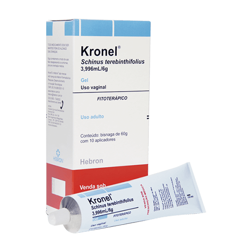 KRONEL GEL GINECOLOGICO BISNAGA COM 60G E 10 APLICADORES