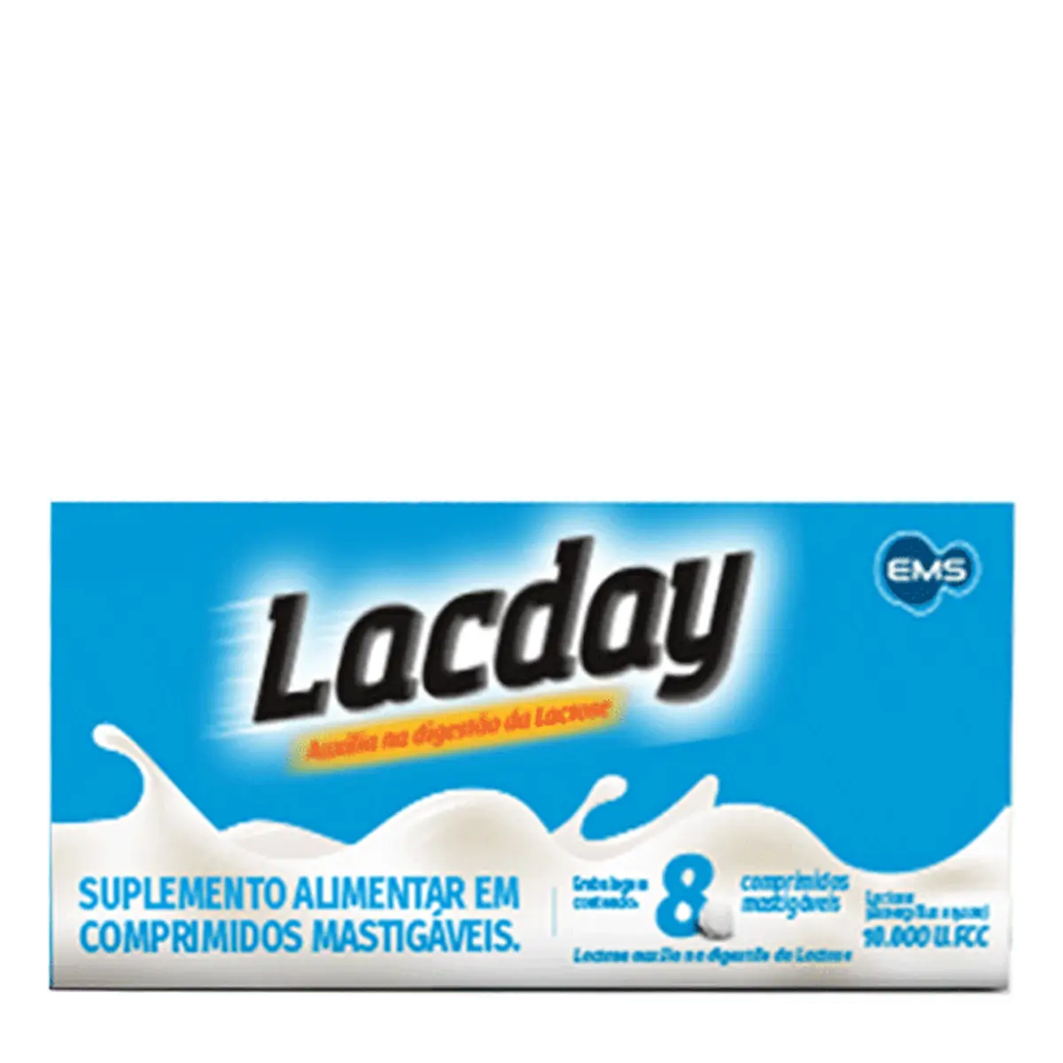 LACDAY 8 COMPRIMIDOS MASTIGAVEIS