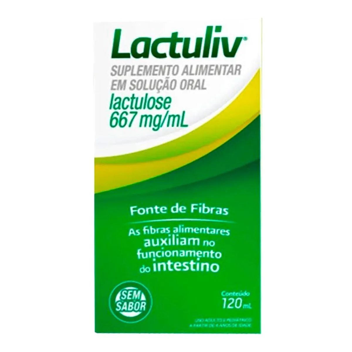 LACTULIV 667MG SEM SABOR 120ML